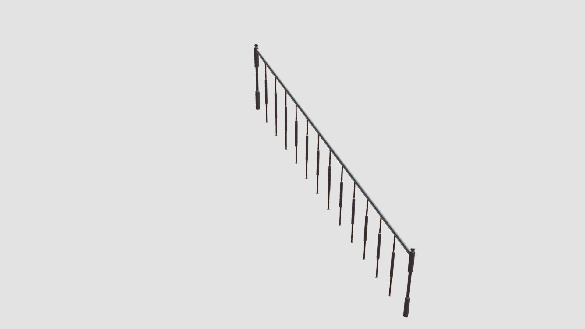 railing - Buy Royalty Free 3D model by Evermotion [0393a69] - Sketchfab ...