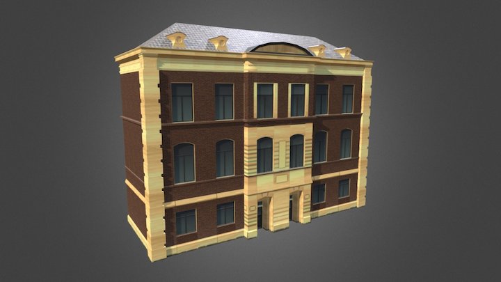 Domplein Building 3D Model