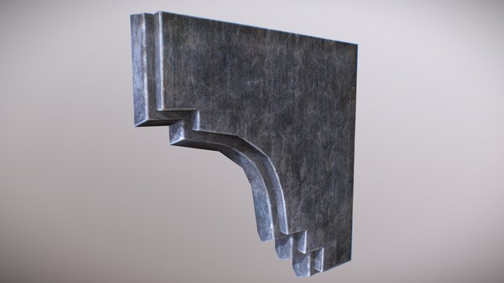Stone Bracket 3D Model
