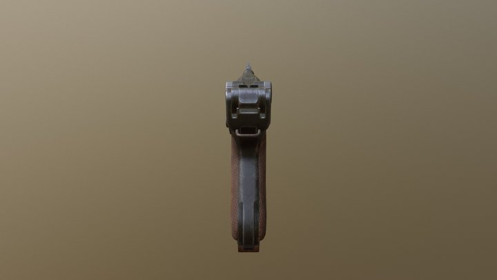 Luger 3D model 3D Model