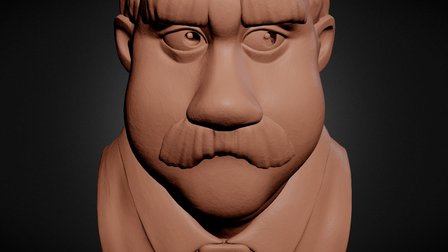 Bald 3D Model