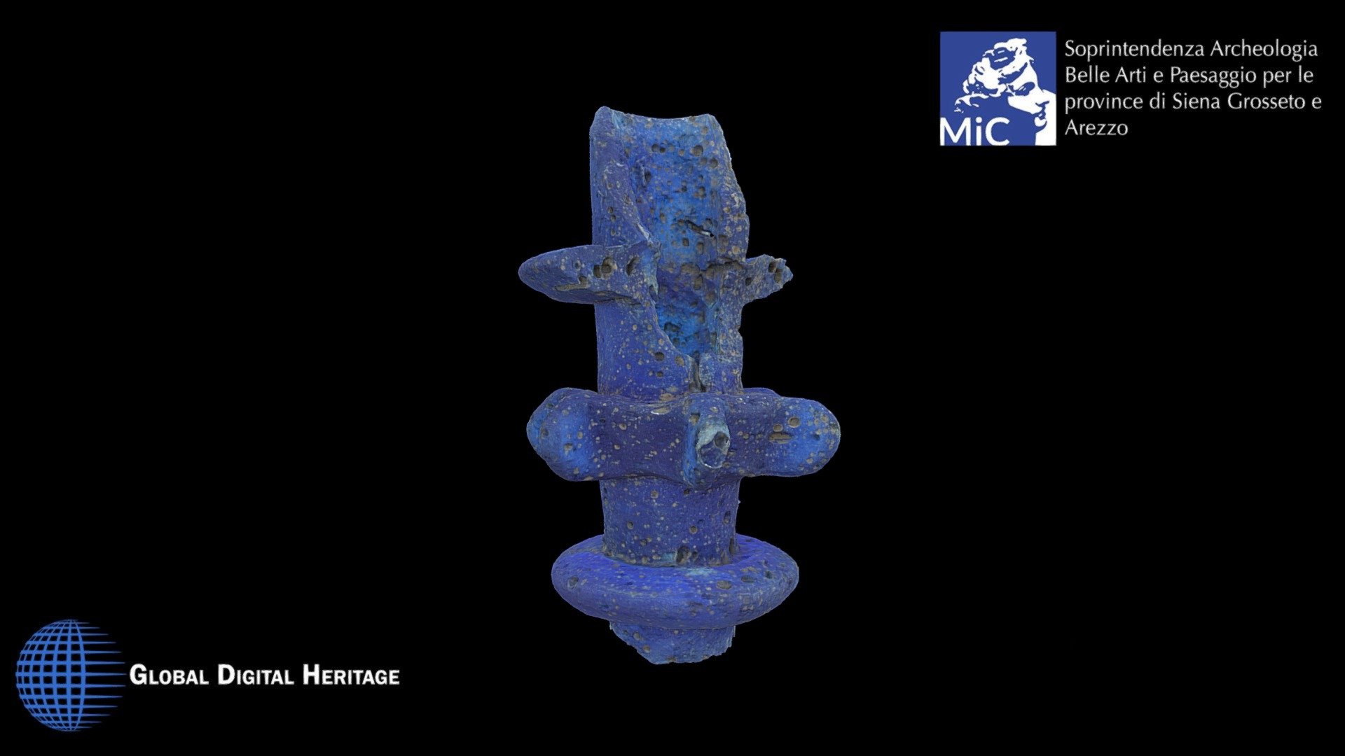 Etruscan glass unguentarium