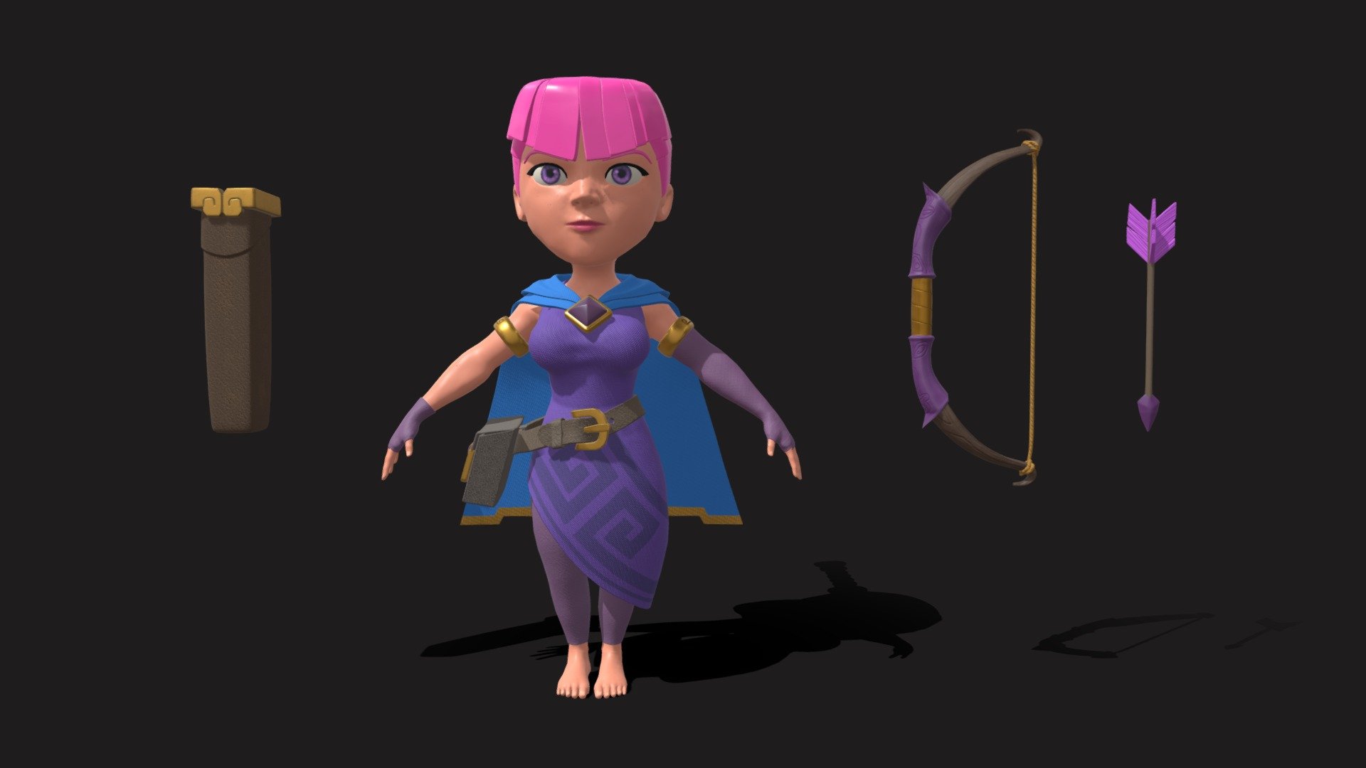 Clash Royale - Archer Evolution - 3D model by TAYFUN AKYILDIZ  (@Tayfun_Akyildiz) [03960eb]