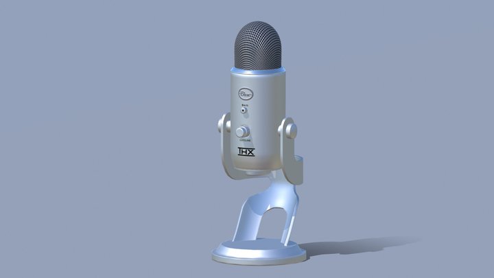 Blue Yeti Microphone 3D Model