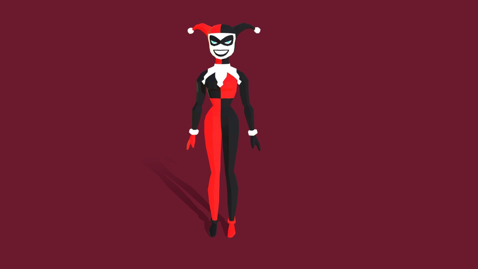 Harley Quinn (Low poly)
