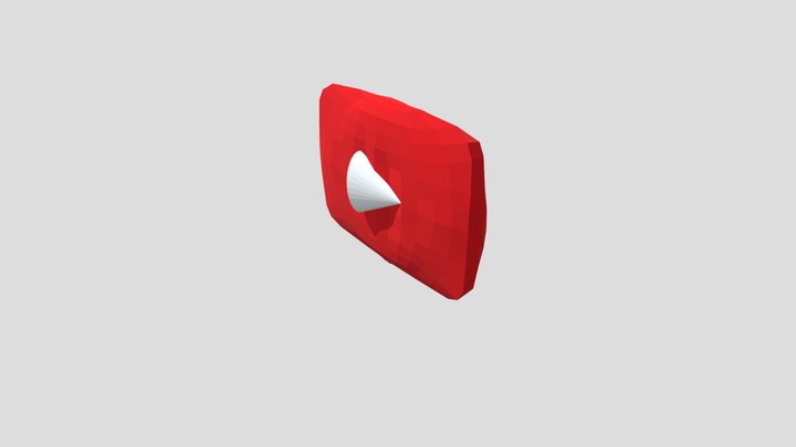 Youtube Logo 3D Model