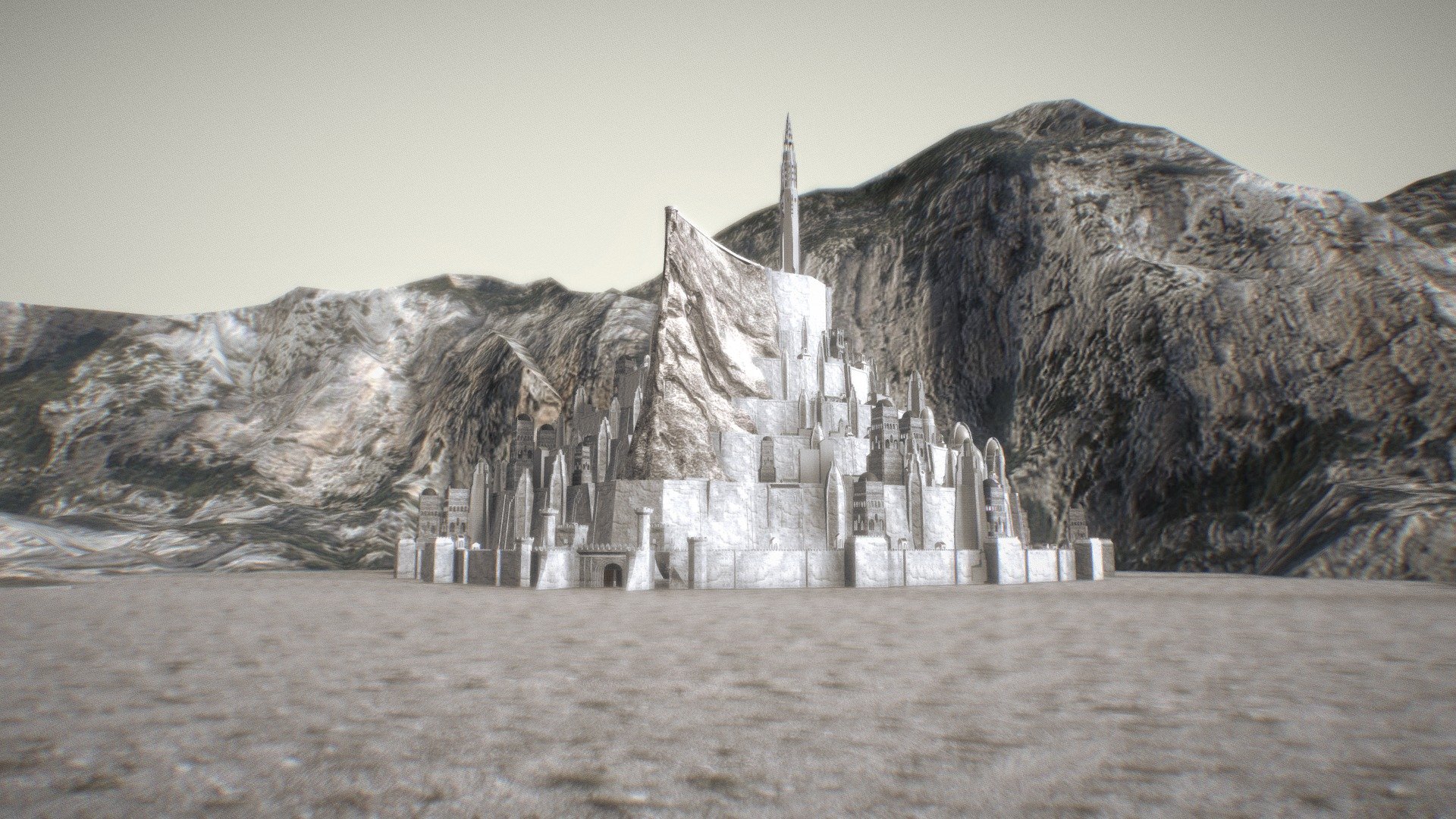 Minas Tirith - Buy Royalty Free 3D model by Rodolfo Siccardi (@rudy94)  [0398992]