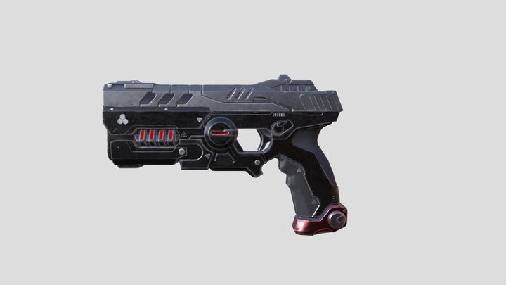 Serium Sector Pistol 3D Model