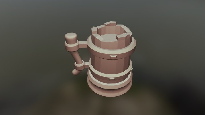 pirate tankard 3D Model