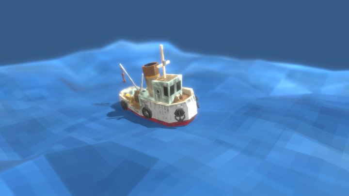 Boat 3D Model