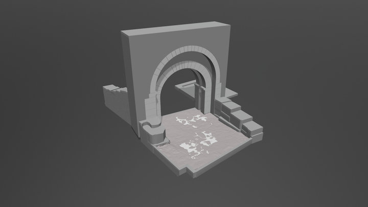 Porta D. Isabel Évora 3D Model