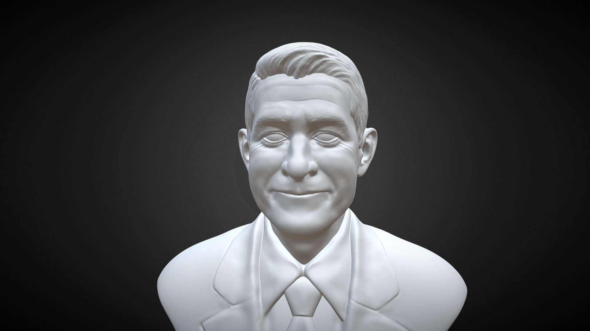 3D model Paul Ryan - This is a 3D model of the Paul Ryan. The 3D model is about a man with a white shirt.