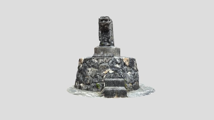 照屋の石彫獅子 3D Model