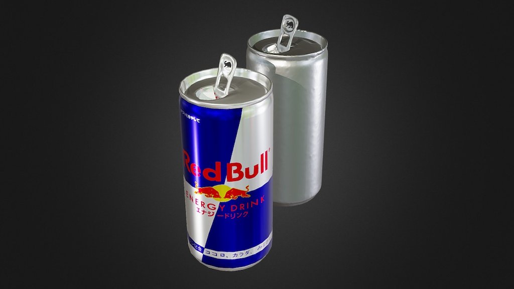Red Bull (Scan & Retop) - 3D model by Vlad (@ssh4) [039c5d5] - Sketchfab