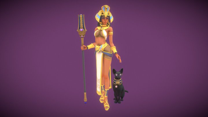 Cleopatra Queen 3D Model