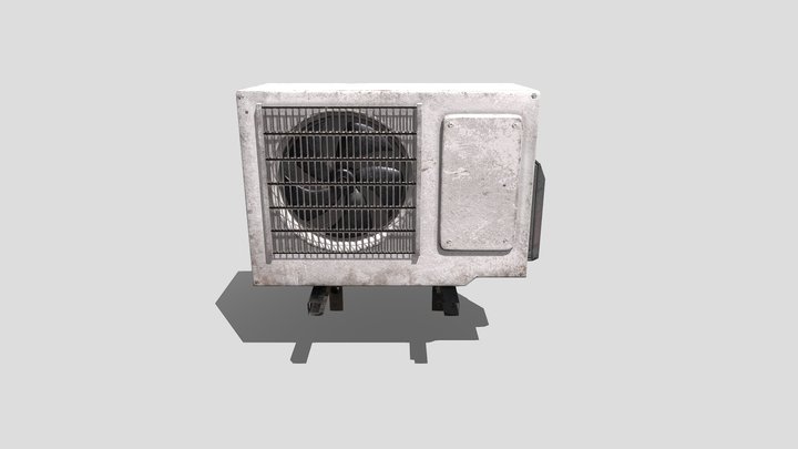 Dirty Air Conditioner 3D Model