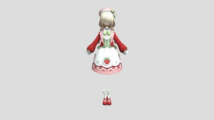 Tart Berry Muse - Manekina 3D Model