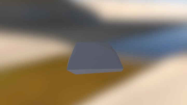 Procedural Low Poly Rock 2 3D Model