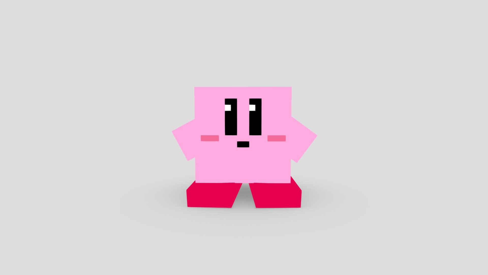 Cube Kirby - Download Free 3D model by ItsReynTime (@EpicCheese ...