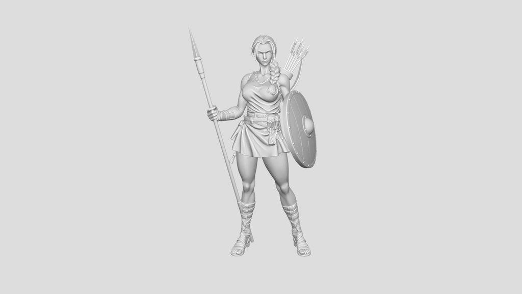 Crimson Shield Maiden