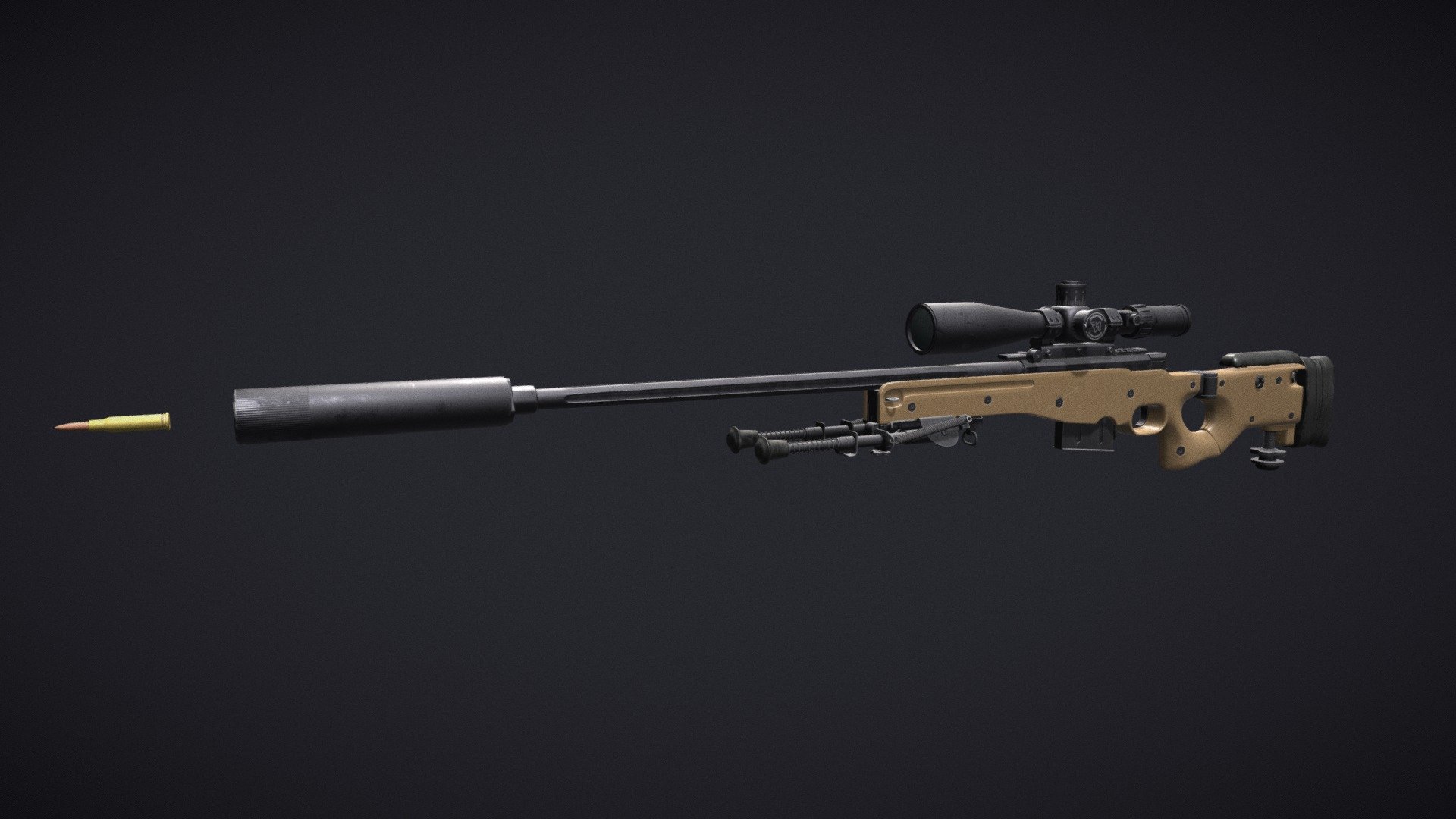 L115A3 - 3D model by filiphak [03a10ce] - Sketchfab