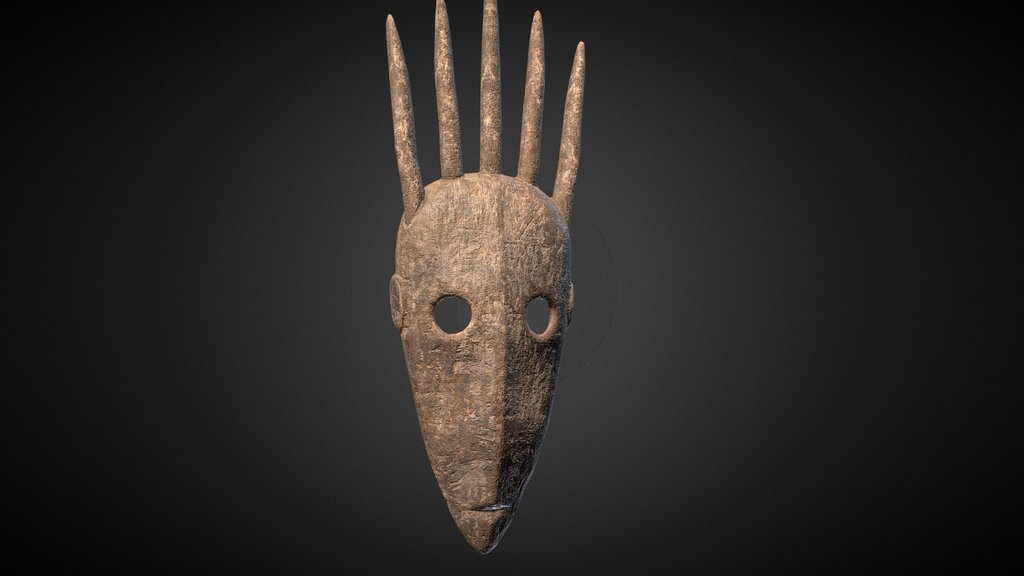 African Tribal Mask model 05