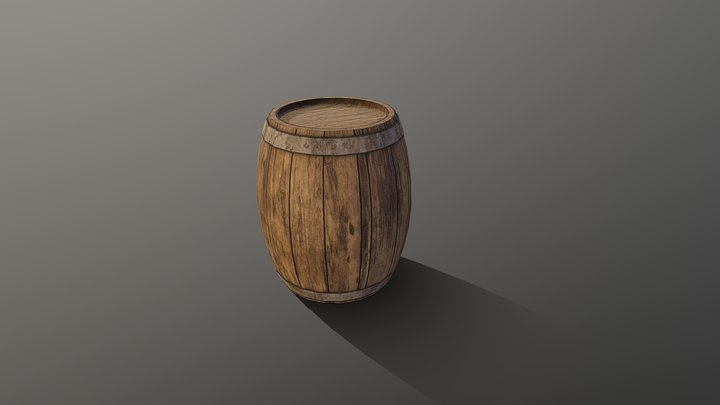 Barrel Modeling Assignment 3D Model