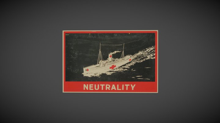 Junior Red Cross posters: Neutrality 3D Model
