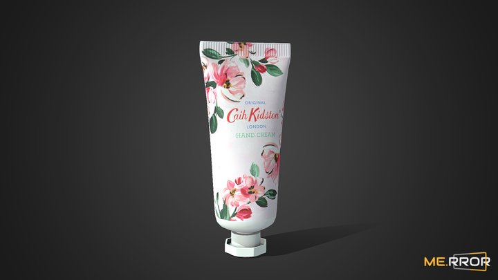 [Game-Ready] Floral Hand Cream 3D Model