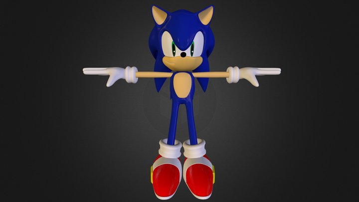 Modelado // Sonic 3D Model
