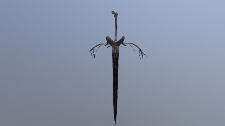 Crow Demon Greatblade 3D Model