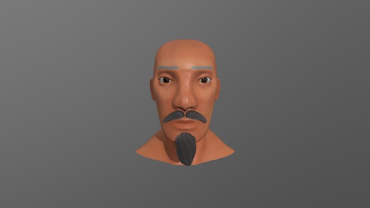 Head bust 3D Model