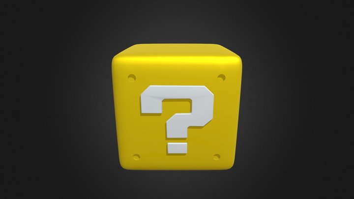 Mistery Box Mario Bros 3D Model