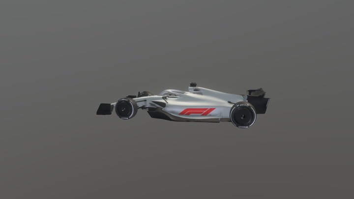 F1 2022 3D Model, 3D CAD Model Library