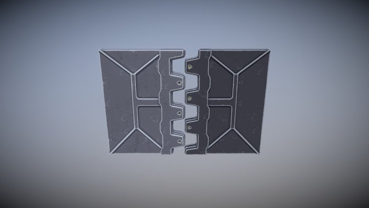 Door2 Fbx After Zbrush Anim And Scale 3D Model