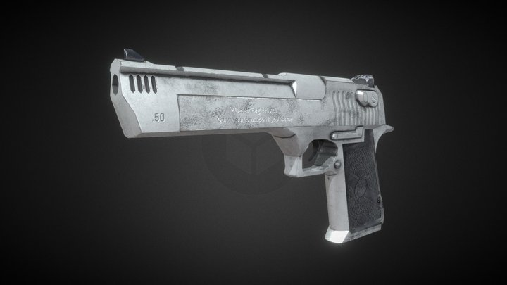 Deagle Eagle .50 AE 3D Model