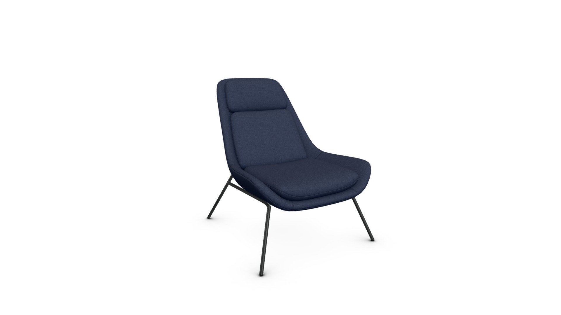 Eero Accent Chair, Cobalt Blue
