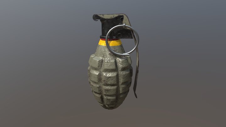 Grenade MK2 3D Model