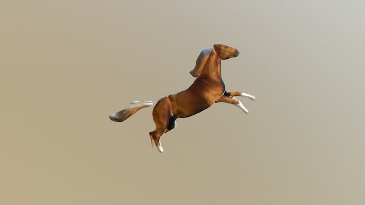 prancing horse 3D Model