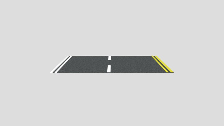 MAG Double Yellow Dash Double White Five Two – Modello 3D gratuito STL