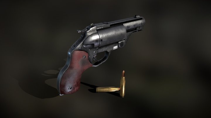 Arbiter 556 Revolver 3D Model