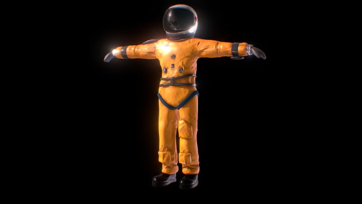 Lost Astronaut 3D Model