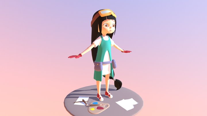 Character Design 3D Model