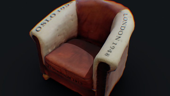 Low Poly - Armchair 3D Model