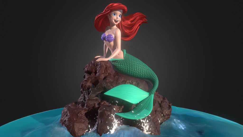 The Little Mermaid A 3D model collection by sharkiealami Sketchfab