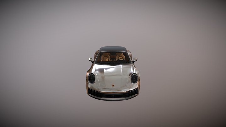 2021 Porsche 911 Targa 4S Highmodel 3D Model