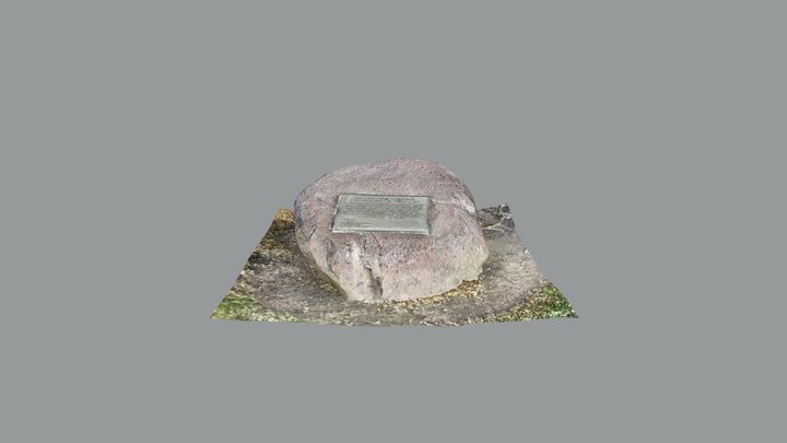 Harold J. “Sam” Sperbeck Monument 3D Model