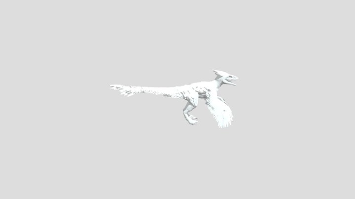 Dagger - pyroraptor from a lack of dominion 3D Model