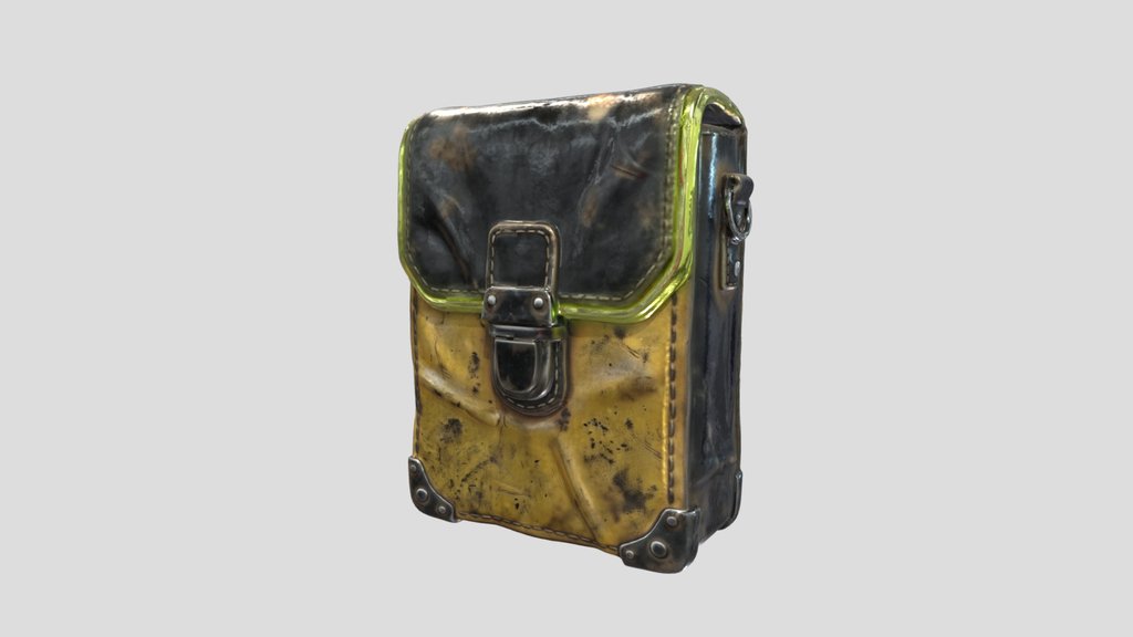 Futuristic Cyberpunk Neon Edge Satchel