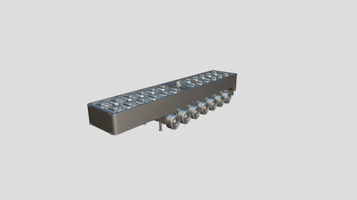Super Heavy Trailer 3D Model